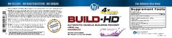 BPI Build-HD Grape Bubblegum - supplement