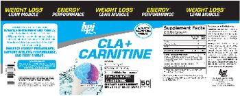 BPI Health CLA + Carnitine Snow Cone - supplement