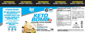 BPI Health Keto Bomb French Vanilla Latte - supplement