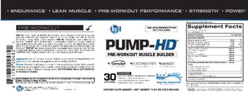 BPI Pump-HD Blue Ice Lemonade - supplement