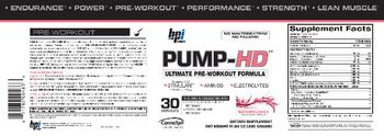 BPI PUMP-HD Watermelon Ice - supplement