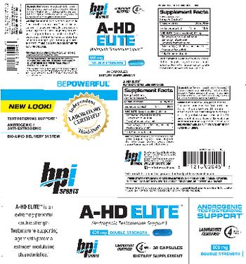 BPI Sports A-HD Elite 500 mg - supplement