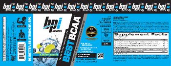 BPI Sports Best BCAA Blueberry Lemonade - supplement