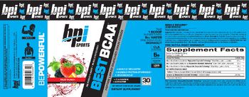BPI Sports Best BCAA Fruit Punch - supplement