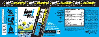 BPI Sports Best BCAA W/Energy Blueberry Lemonade - supplement
