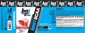 BPI Sports Best BCAA Watermelon Ice - supplement