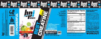 BPI Sports Best Creatine Fruit Punch - supplement