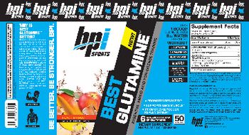 BPI Sports Best Glutamine Peach Mango - supplement