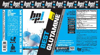 BPI Sports Best Glutamine Snow Cone - supplement