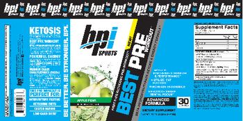 BPI Sports Best Pre Workout Apple Pear - supplement