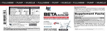 BPI Sports Beta Alkaline Unflavored - supplement