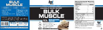 BPI Sports Bulk Muscle Cookies and Cream - 
