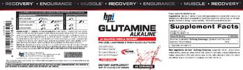 BPI Sports Glutamine Alkaline Fruit Punch - supplement
