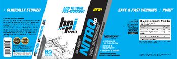 BPI Sports Nitro HD Unflavored - supplement
