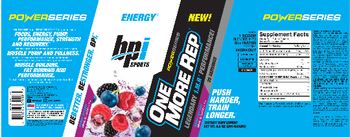 BPI Sports One More Rep Berry Splash - supplement