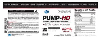 BPI Sports Pump-HD Black Cherry - supplement