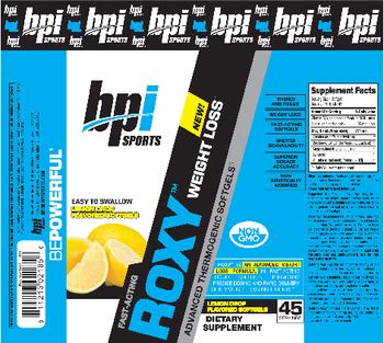 BPI Sports Roxy Lemon Drop Flavored - supplement