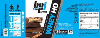 BPI Sports Whey HD Chocolate Cookie - supplement