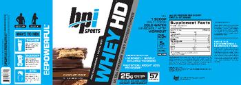 BPI Sports Whey HD Chocolate Cookie - supplement