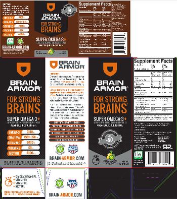 Brain Armor Super Omega-3+ Natural Lime-Mango Flavor - premium supplement