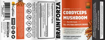 Brain Forza Cordyceps Mushroom 500 mg - supplement