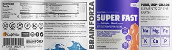 Brain Forza Super Fast Unflavored - supplement