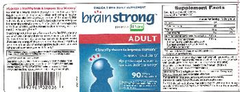Brain Strong Adult - omega3 dha daily supplement