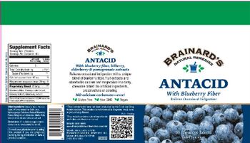 Brainard's Antacid With Blueberry Fiber - supplement