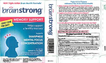 BrainStrong Memory Support - supplement