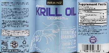 Brainz Antarctic Krill Oil 1000 mg - supplement