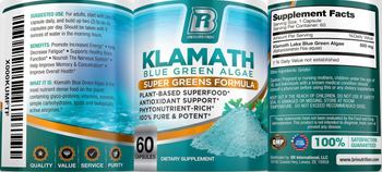 BRI Nutrition Klamath Blue Green Algae - supplement