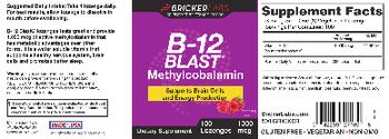 Bricker Labs B-12 Blast Methylcobalamin 1000 mcg Raspberry Flavor - supplement