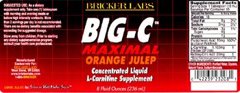 Bricker Labs BIG-C Maximal Orange Julep - 