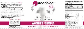 Bricker Labs Macabido Women's Formula - supplement