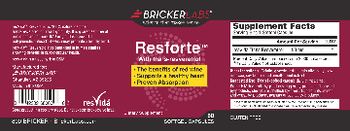 Bricker Labs Resforte With Trans-Resveratrol - supplement