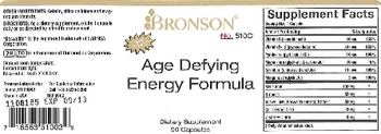 Bronson Age Defying Energy Formula - supplement