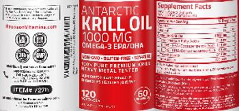 Bronson Antarctic Krill Oil 1000 mg - supplement
