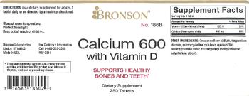 Bronson Calcium 600 With Vitamin D - supplement