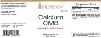 Bronson Calcium CMB - supplement