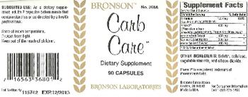 Bronson Carb Care - supplement