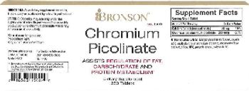 Bronson Chromium Picolinate - supplement
