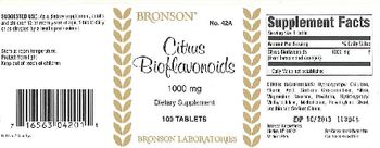 Bronson Citrus Bioflavonoids 1000 mg - supplement