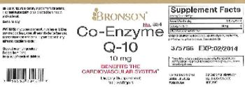 Bronson Co-Enzyme Q-10 10 mg - supplement