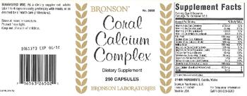 Bronson Coral Calcium Complex - supplement