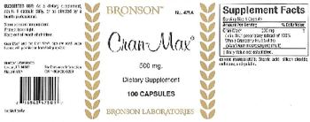 Bronson Cran-Max 500 mg - supplement