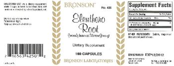 Bronson Eleuthero Root - supplement