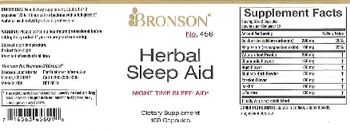 Bronson Herbal Sleep Aid - supplement