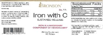 Bronson Iron With C Sustained Release - supplement