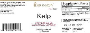 Bronson Kelp - supplement