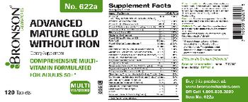 Bronson Laboratories Advanced Mature Gold Without Iron - supplement